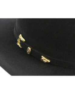 Cody James Men's 10X Black Fur Felt Cowboy Hat 12 Cody James Men's 10X Black Fur Felt Cowboy Hat -Cody James 096R12 89 D3