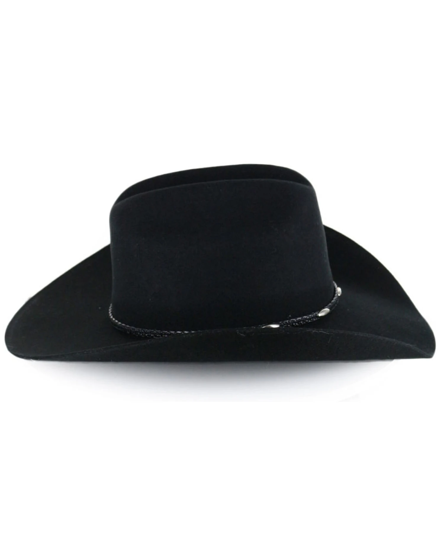 Cody James® Men's Casino Black Wool Hat 6 Cody James® Men's Casino Black Wool Hat - Image 4