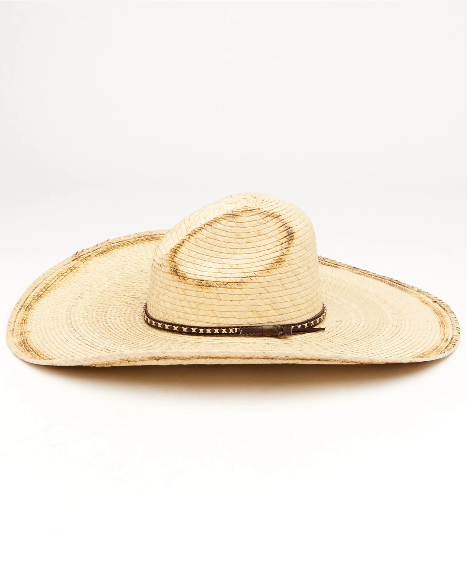 Cody James Men's Guatemalan Gus Palm Straw Western Hat 5 Cody James Men's Guatemalan Gus Palm Straw Western Hat - Image 3