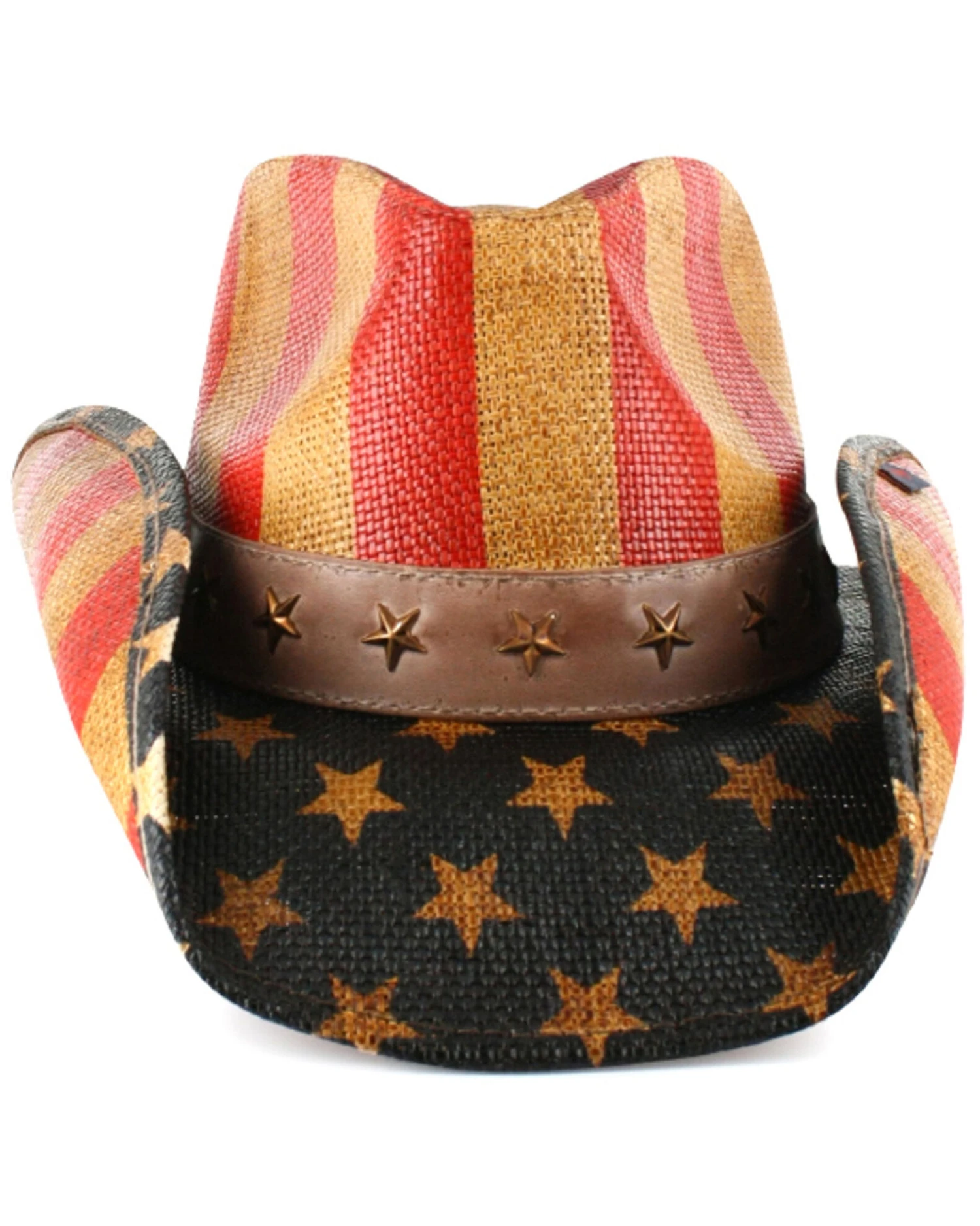 Cody James Men's Justice American Flag Drifter Straw Cowboy Hat 6 Cody James Men's Justice American Flag Drifter Straw Cowboy Hat - Image 4