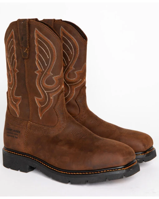 Cody James® Men's Waterproof Composite Toe Pull On Work Boots
