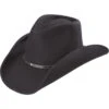 Cody James Men's Black Felt Pinch Front Western Hat 2 Cody James Men's Black Felt Pinch Front Western Hat -Cody James 2000234013 001 P1