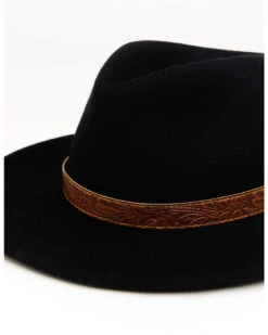 Cody James Men's Brown Leather Embossed Band Western Felt Hat -Cody James 2000274015 001 P2