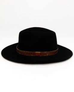 Cody James Men's Brown Leather Embossed Band Western Felt Hat -Cody James 2000274015 001 P3