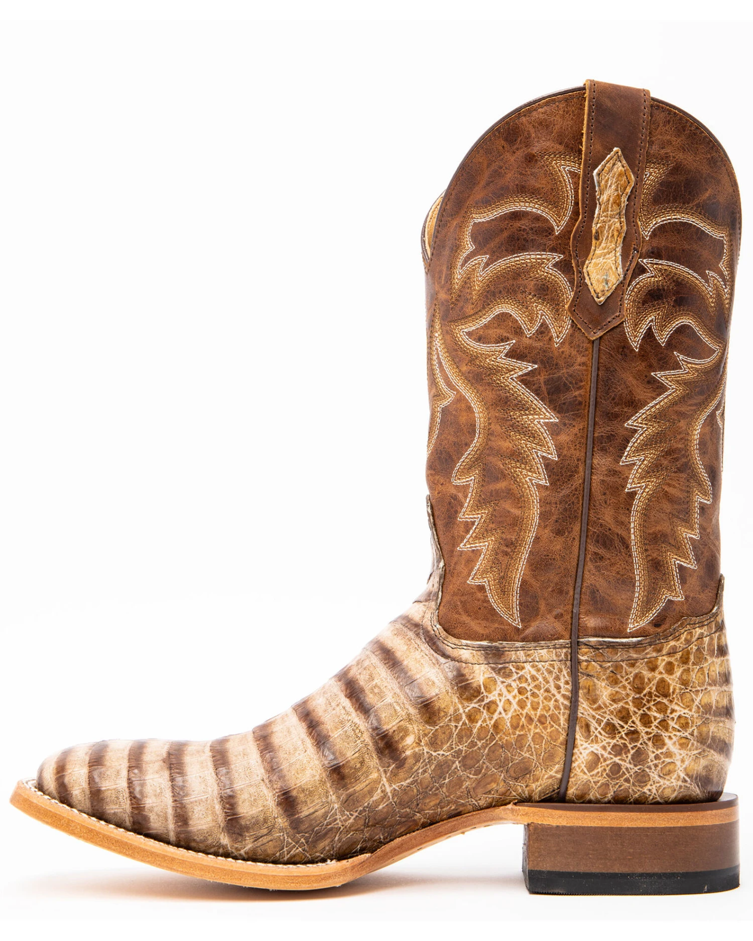Cody James Men's Caiman Belly Western Boots - Broad Square Toe 6 Cody James Men's Caiman Belly Western Boots - Broad Square Toe - Image 4