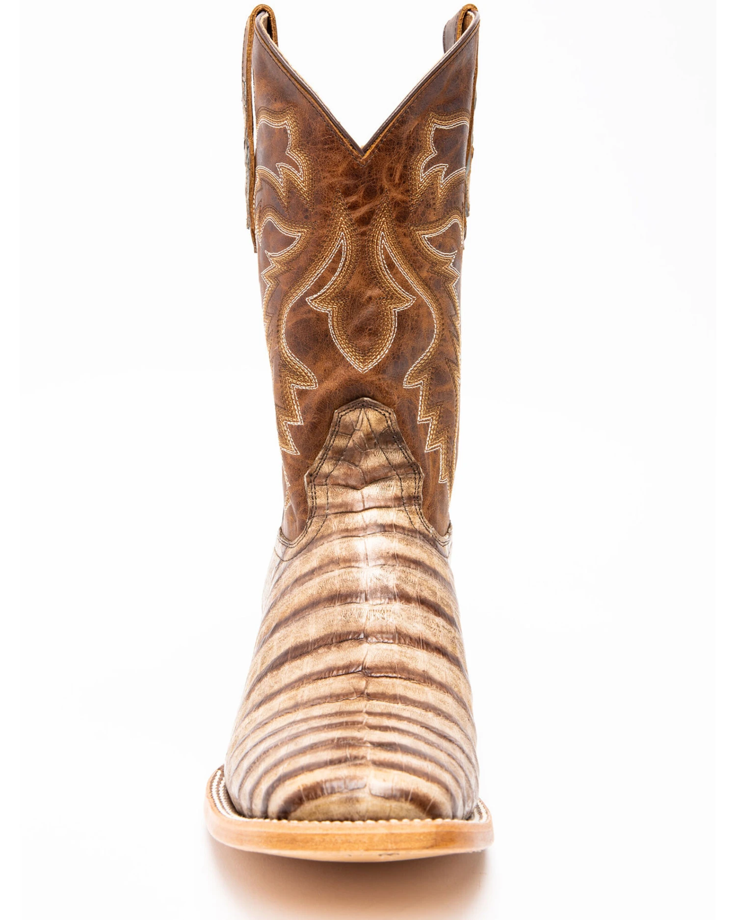 Cody James Men's Caiman Belly Western Boots - Broad Square Toe 7 Cody James Men's Caiman Belly Western Boots - Broad Square Toe - Image 5