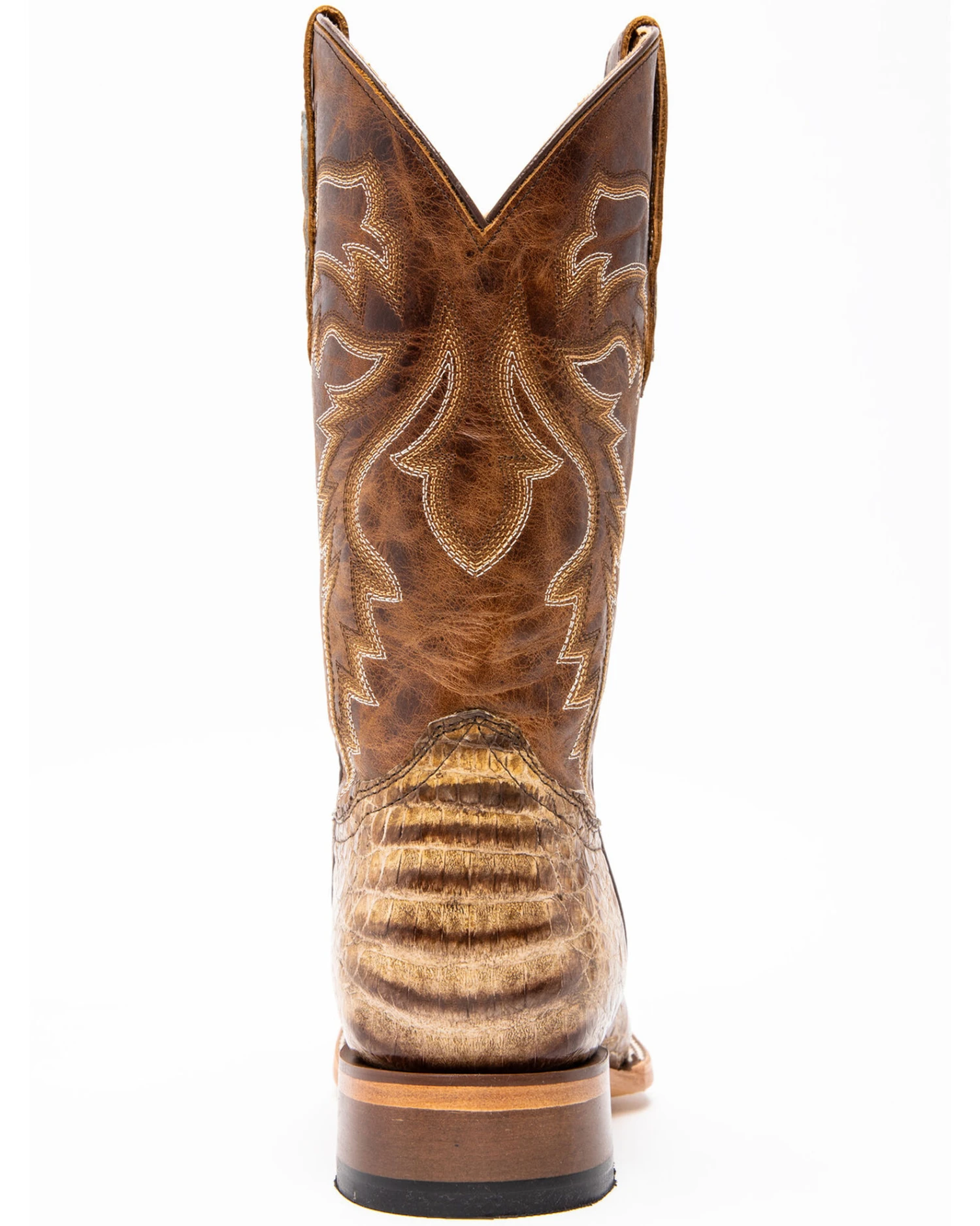 Cody James Men's Caiman Belly Western Boots - Broad Square Toe 8 Cody James Men's Caiman Belly Western Boots - Broad Square Toe - Image 6