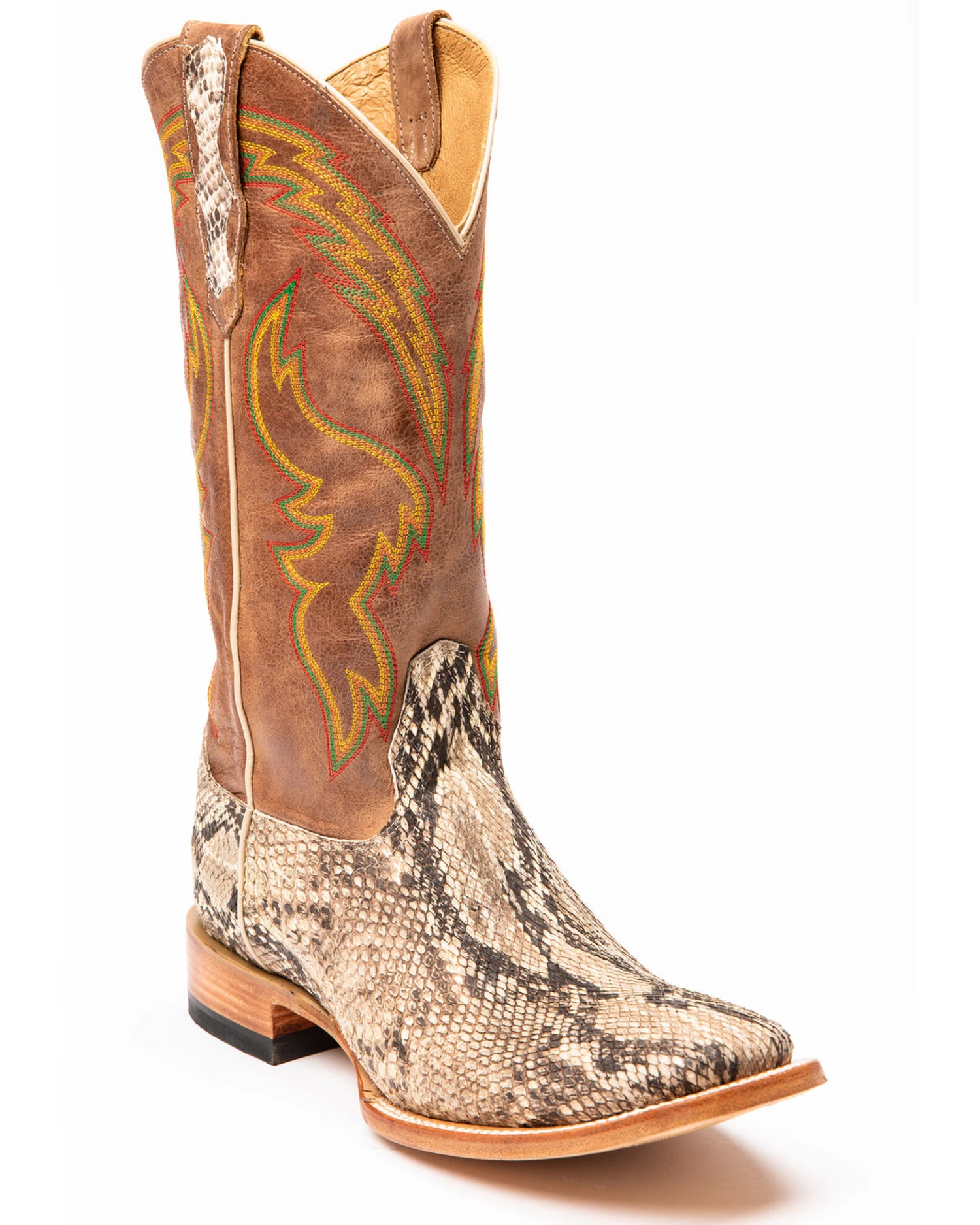 Cody James Men's Python Western Boots - Broad Square Toe 3 Cody James Men's Python Western Boots - Broad Square Toe