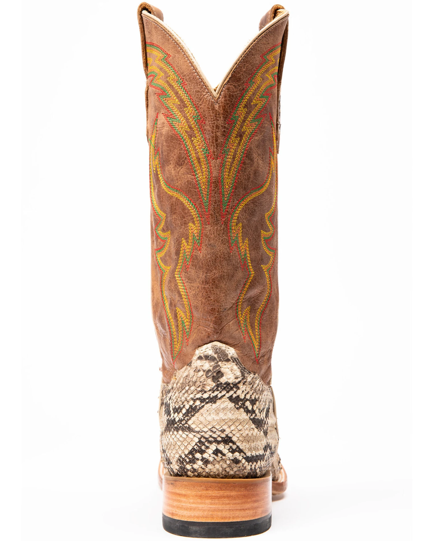 Cody James Men's Python Western Boots - Broad Square Toe 7 Cody James Men's Python Western Boots - Broad Square Toe - Image 5