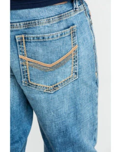 Cody James Core Men's Clover Leaf Light Wash Stretch Slim Straight Jeans  -Cody James 2000290856 400 P4