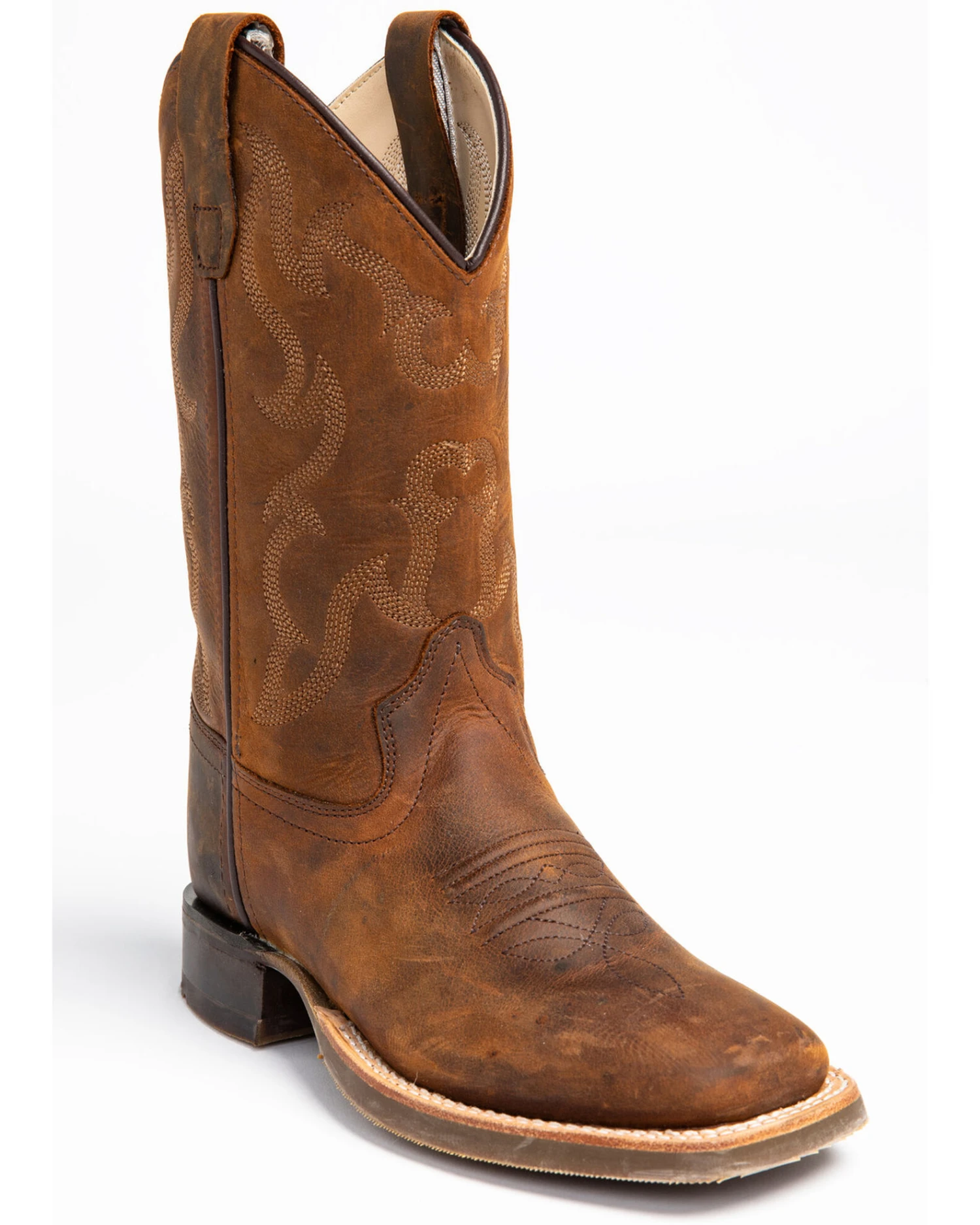 Cody James Boys' Full-Grain Leather Western Boots - Square Toe 3 Cody James Boys' Full-Grain Leather Western Boots - Square Toe