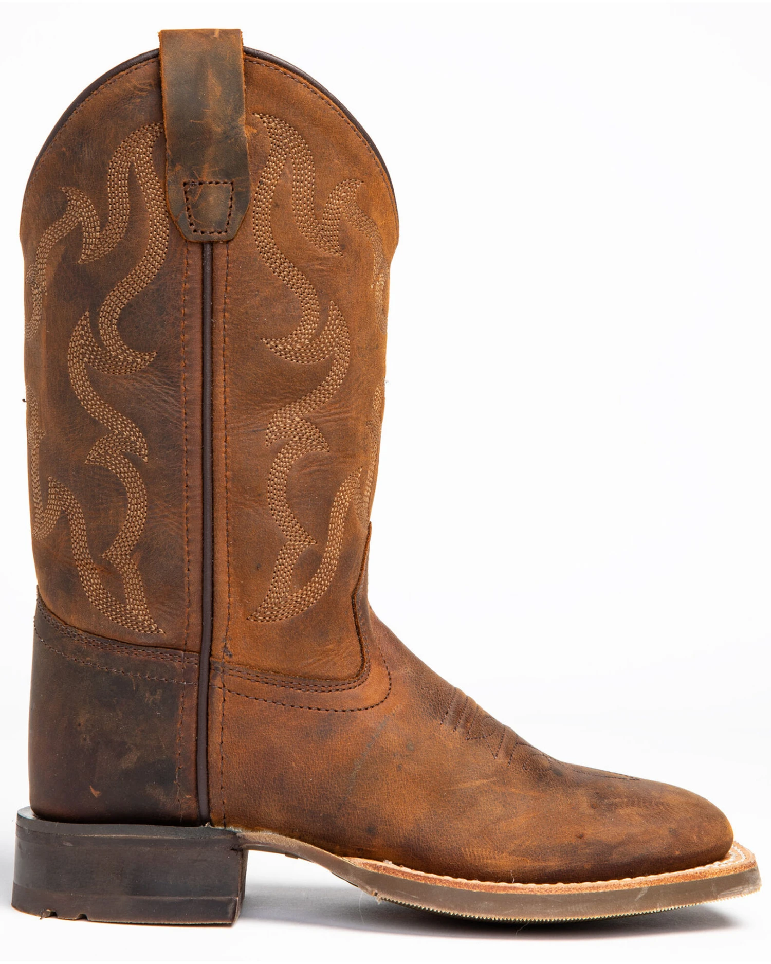 Cody James Boys' Full-Grain Leather Western Boots - Square Toe 4 Cody James Boys' Full-Grain Leather Western Boots - Square Toe - Image 2
