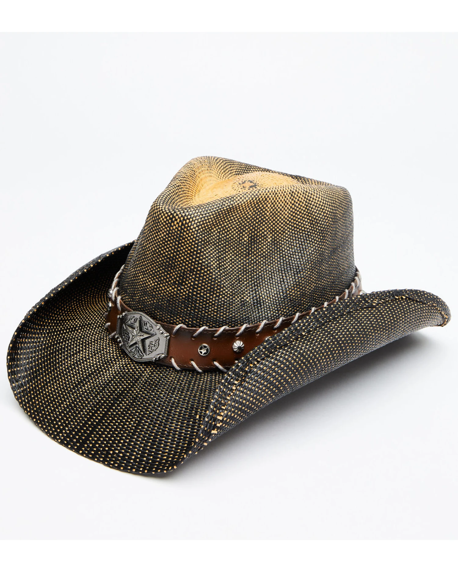 Cody James Men's Brown O John Bangor Straw Western Hat 3 Cody James Men's Brown O John Bangor Straw Western Hat