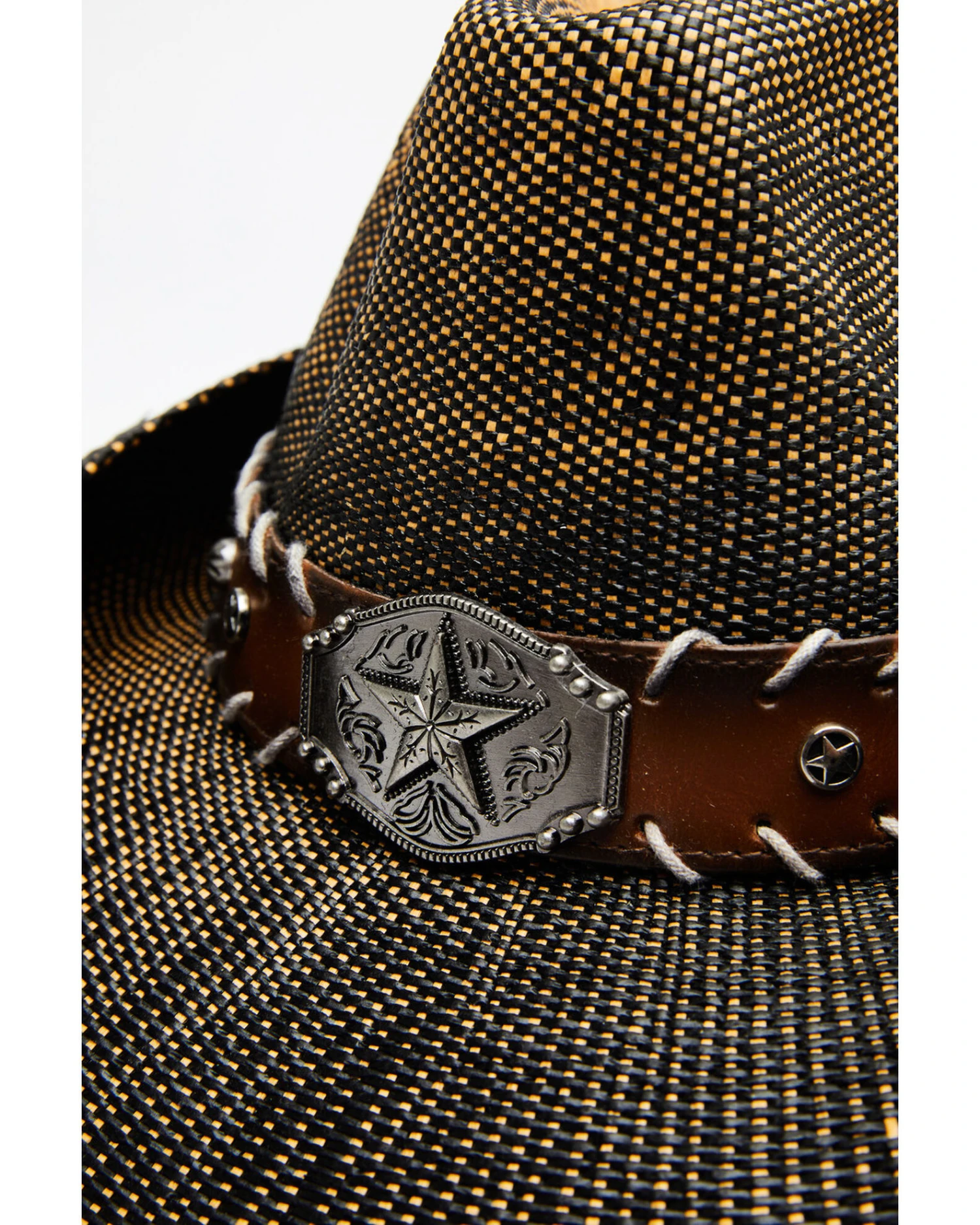 Cody James Men's Brown O John Bangor Straw Western Hat 5 Cody James Men's Brown O John Bangor Straw Western Hat - Image 3