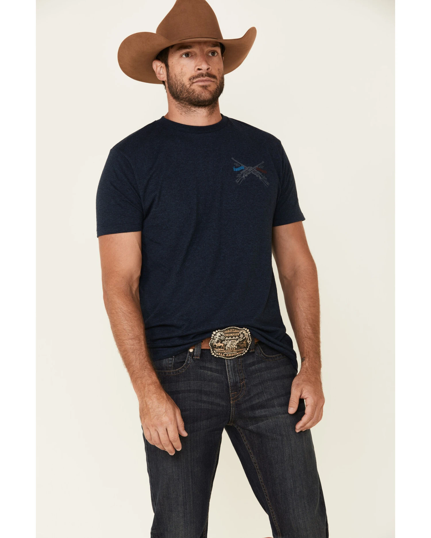 Cody James Men's Barn Sour Dark Wash Stretch Slim Straight Jeans 4 Cody James Men's Barn Sour Dark Wash Stretch Slim Straight Jeans - Image 2