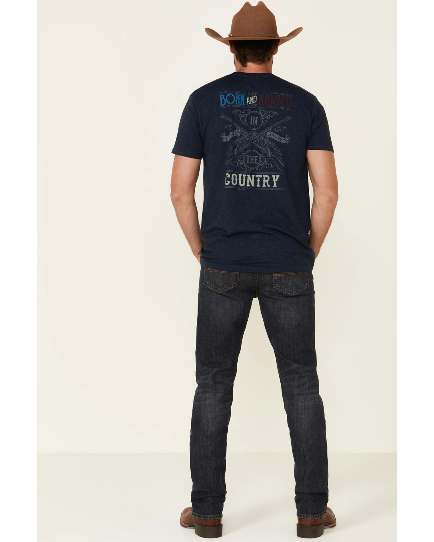 Cody James Men's Barn Sour Dark Wash Stretch Slim Straight Jeans 5 Cody James Men's Barn Sour Dark Wash Stretch Slim Straight Jeans - Image 3