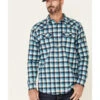 Cody James Men's FR Plaid Print Long Sleeve Work Shirt  -Cody James 2000325699 442 P1