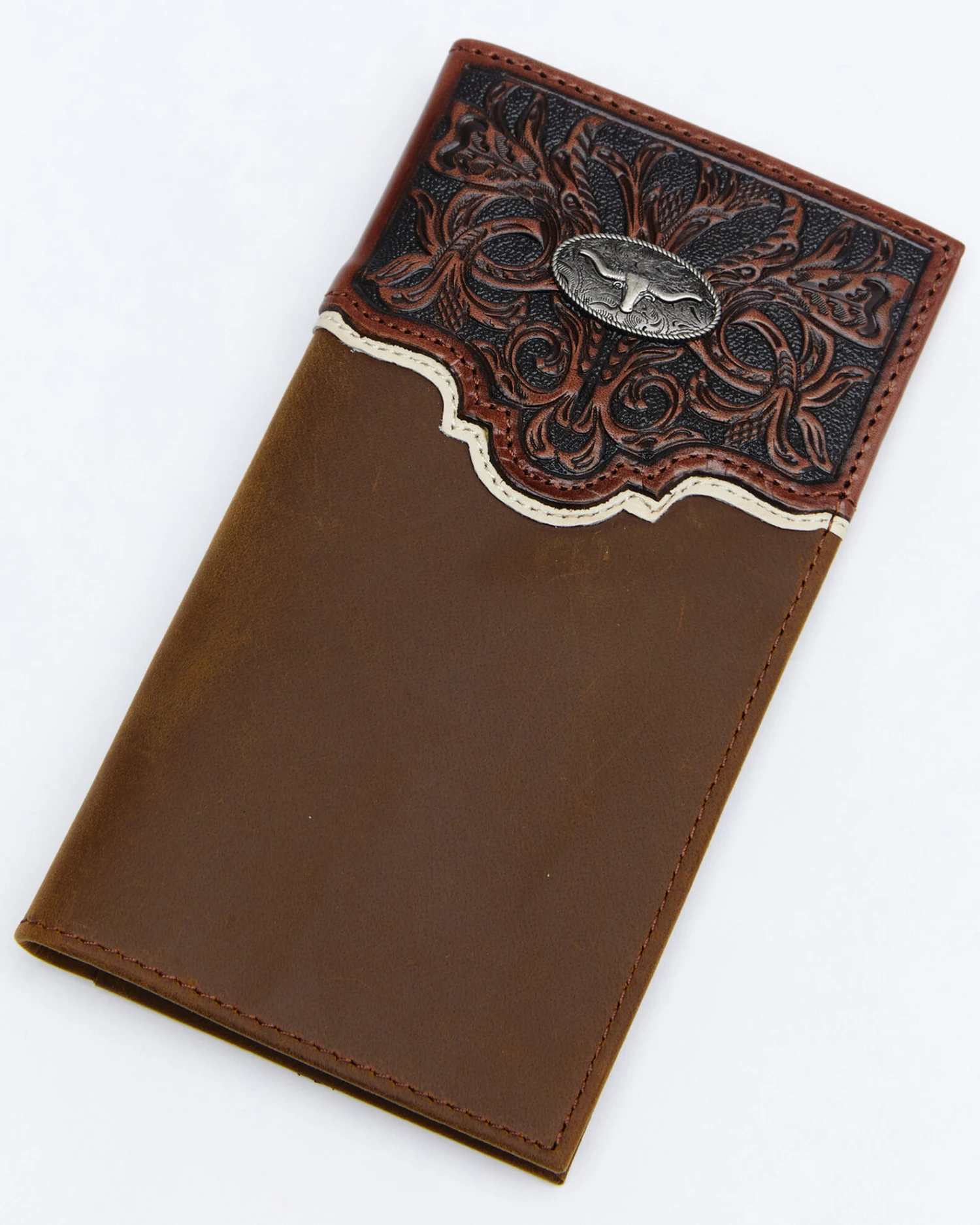 Cody James Men's Tooled Rodeo Wallet 3 Cody James Men's Tooled Rodeo Wallet
