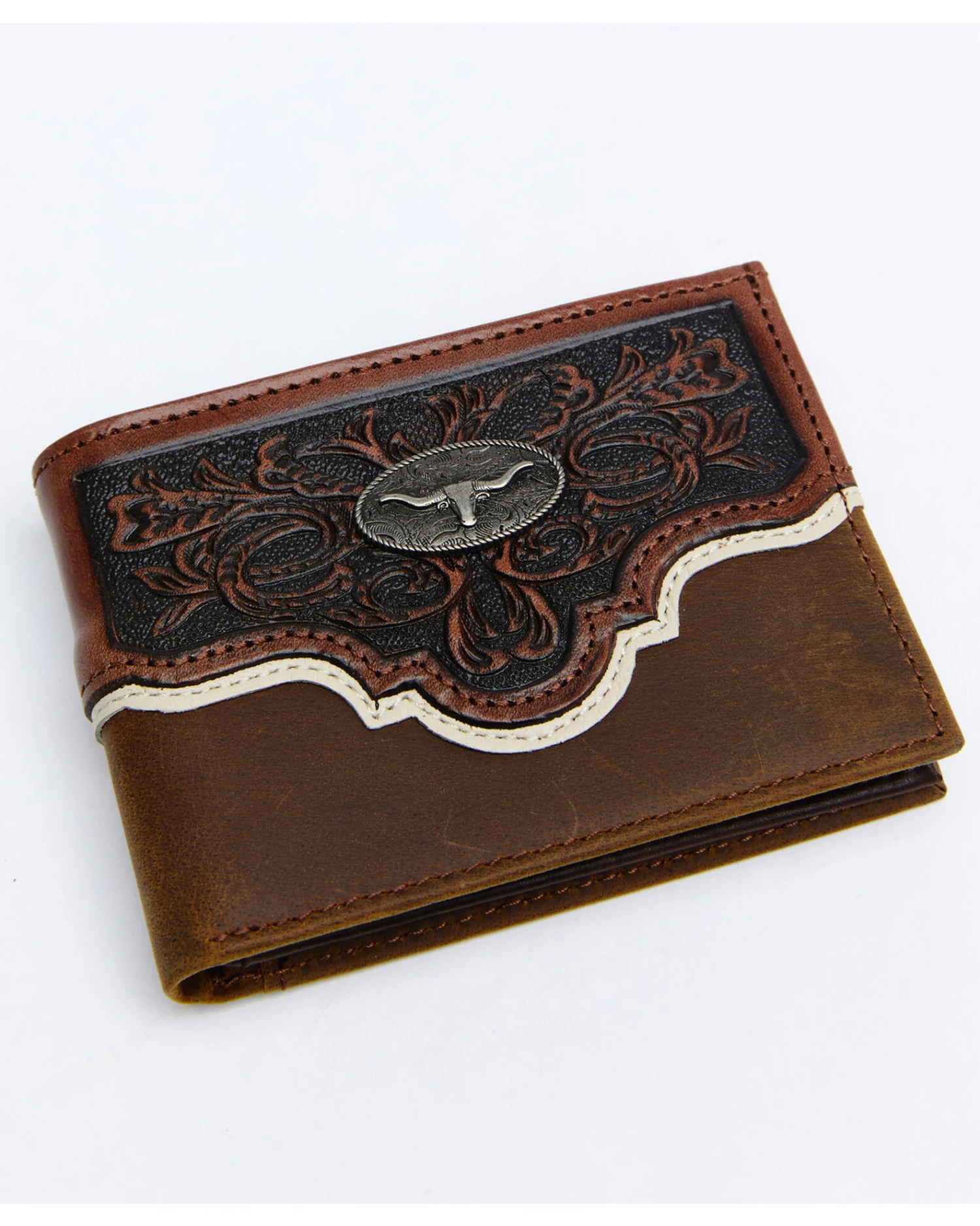Cody James Men's Tooled Bifold Wallet 3 Cody James Men's Tooled Bifold Wallet