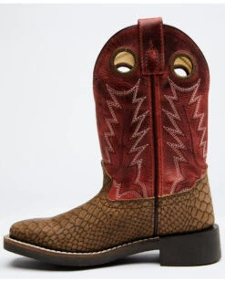 Cody James Boys' Reptile Print Western Boots - Broad Square Toe -Cody James 2000328726 920 P4