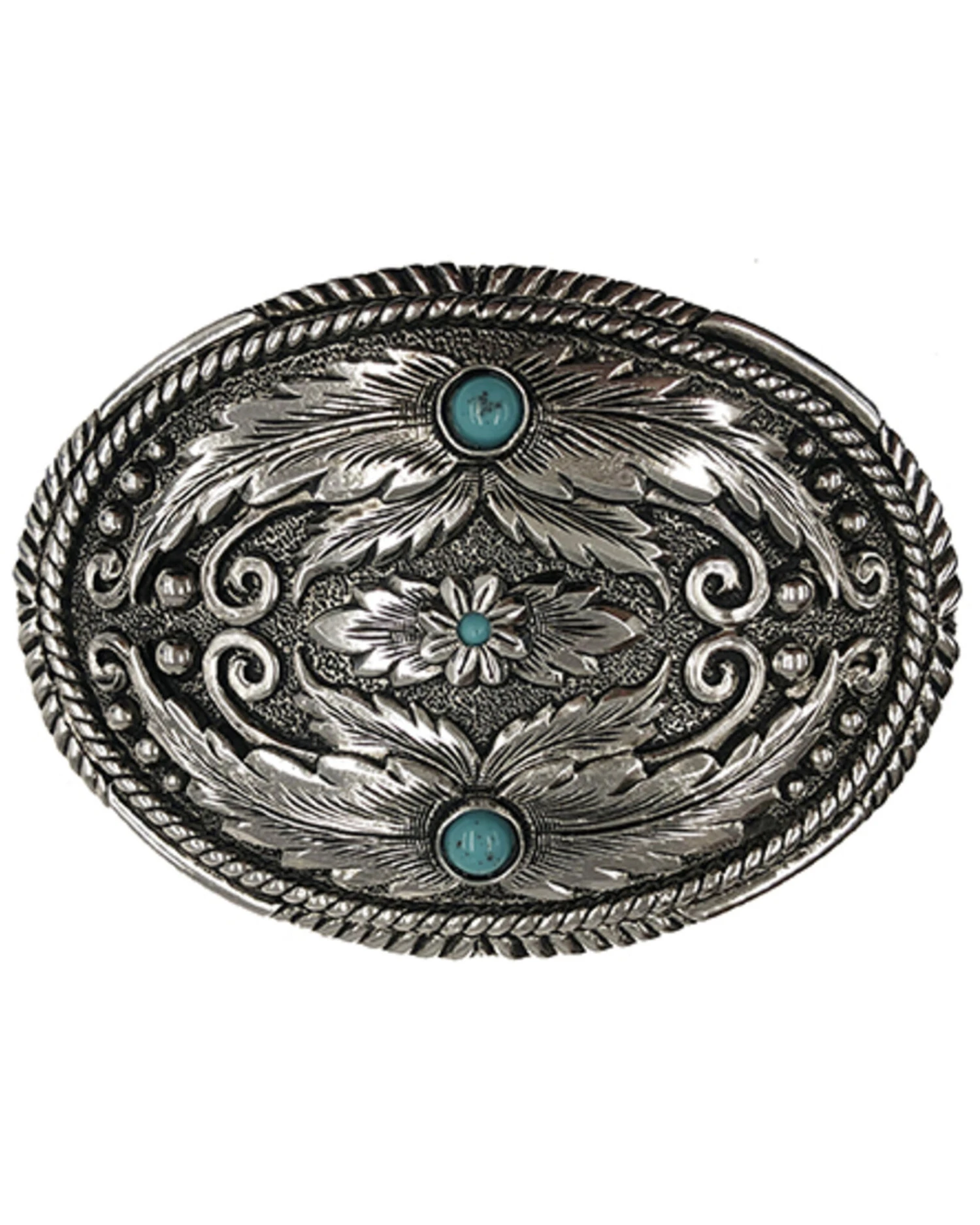 Cody James Men's Fancy Feathers Turquoise Buckle 3 Cody James Men's Fancy Feathers Turquoise Buckle