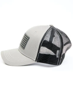 Cody James Men's Gray Flag Patch Mesh Back Ball Cap  -Cody James 2000339182 020 P2