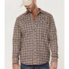 Cody James Men's FR Small Plaid Print Long Sleeve Pearl Snap Work Shirt 2 Cody James Men's FR Small Plaid Print Long Sleeve Pearl Snap Work Shirt -Cody James 2000343143 640 P1