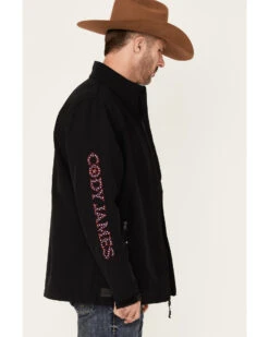 Cody James Core Men's American Embroidered Sleeve Zip-Front Steamboat Jacket  -Cody James 2000350755 001 P3