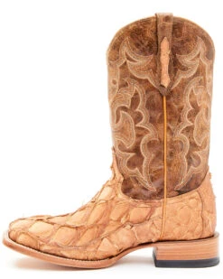 Cody James Men's Caramel Matte Pirarucu Exotic Western Boots - Broad Square Toe 11 Cody James Men's Caramel Matte Pirarucu Exotic Western Boots - Broad Square Toe -Cody James 2000351586 255 P3