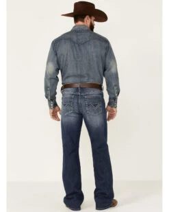 Cody James Men's Double Kicker Medium Dark Wash Stretch Relaxed Bootcut Jeans 8 Cody James Men's Double Kicker Medium Dark Wash Stretch Relaxed Bootcut Jeans -Cody James 2000351797 400 P3