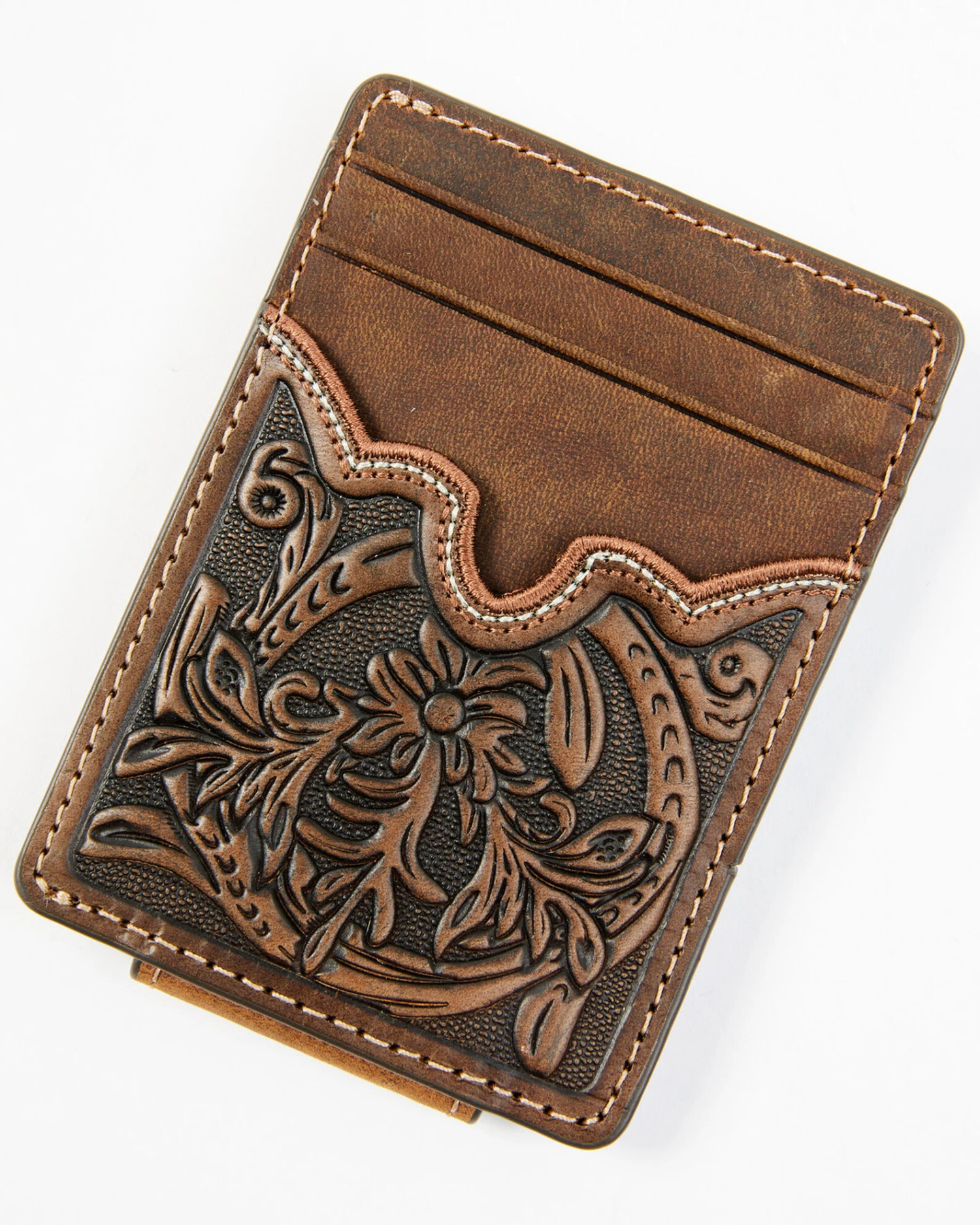 Cody James Men's Brown Ostrich Money Clip 2 Cody James Men's Brown Ostrich Money Clip