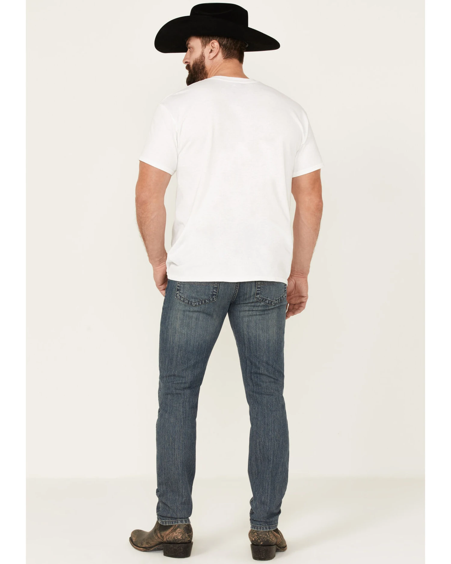 Cody James Men's Blaze Medium Wash Stretch Slim Tapered Jeans 6 Cody James Men's Blaze Medium Wash Stretch Slim Tapered Jeans - Image 4