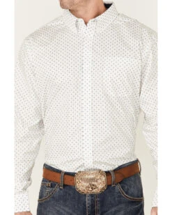 Cody James Core Men's Old Soul Mini Geo Print Long Sleeve Button-Down Western Shirt  -Cody James 2000354263 100 P3