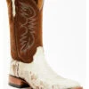 Cody James Men's Bone Python Exotic Western Boot - Broad Square Toe -Cody James 2000356761 200 P1