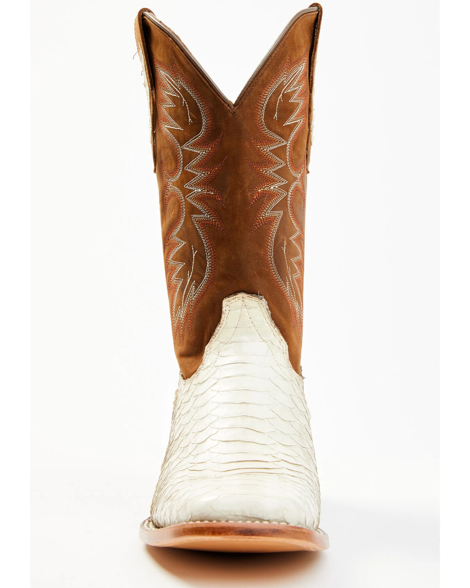 Cody James Men's Bone Python Exotic Western Boot - Broad Square Toe 6 Cody James Men's Bone Python Exotic Western Boot - Broad Square Toe - Image 4