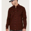 Cody James Men's FR Plaid Print Long Sleeve Snap Work Shirt  -Cody James 2000357955 601 P1