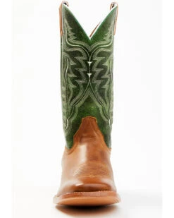 Cody James Men's Peridot Green Leather Western Boots - Broad Square Toe  -Cody James 2000358811 300 P4