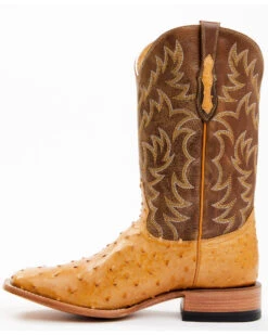 Cody James Men's Full-Quill Ostrich Exotic Western Boots - Broad Square Toe  -Cody James 2000359773 200 P3