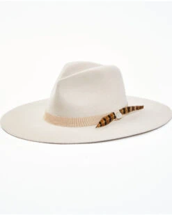 Cody James Men's 3X Silver Belly 9 Line Band Pinch Wool Felt Western Hat 