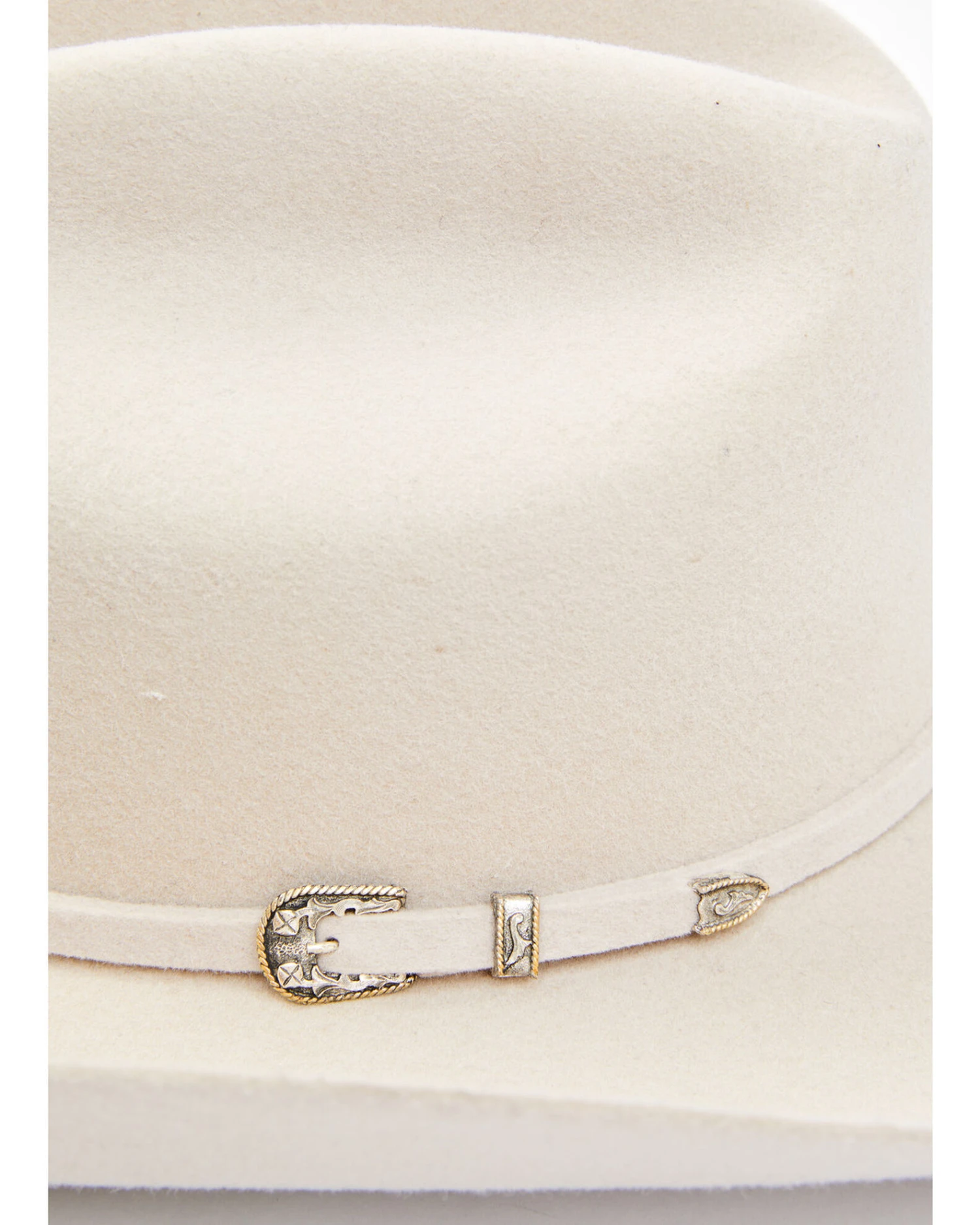 Cody James Men's 3X Silver Belly Self Buckle Band Wool Felt Western Hat 4 Cody James Men's 3X Silver Belly Self Buckle Band Wool Felt Western Hat - Image 2