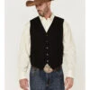 Cody James Men's Highlands Slub Button-Front Western Vest  -Cody James 2000364439 001 P1