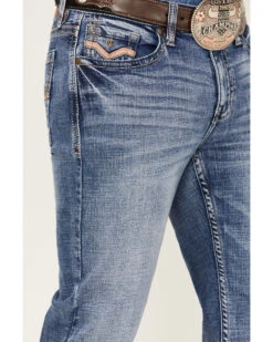 Cody James Men's Dice House Medium Wash Stretch Stackable Straight Jeans  -Cody James 2000364920 414 P2