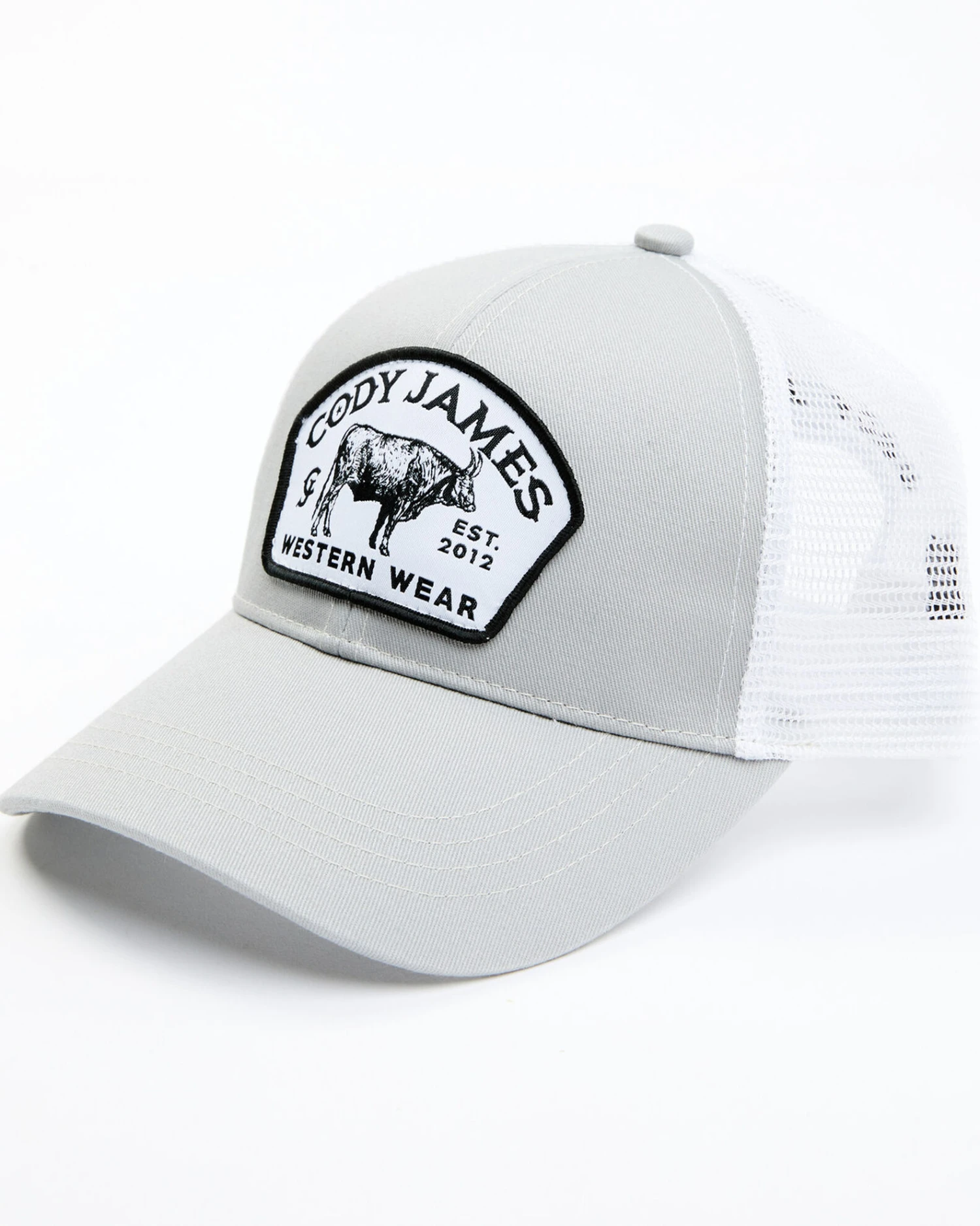 Cody James Men's Cow Logo Patch Mesh-Back Ball Cap 3 Cody James Men's Cow Logo Patch Mesh-Back Ball Cap