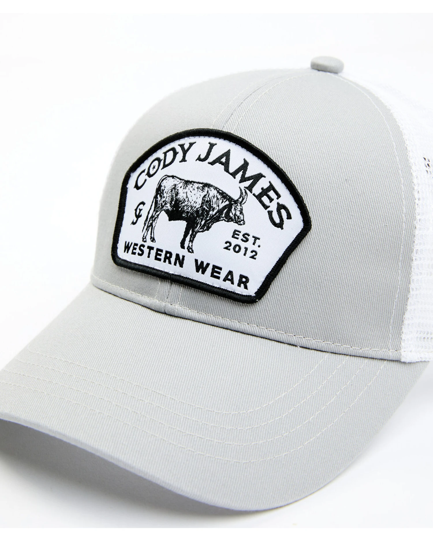 Cody James Men's Cow Logo Patch Mesh-Back Ball Cap 4 Cody James Men's Cow Logo Patch Mesh-Back Ball Cap - Image 2