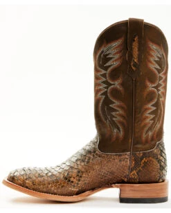 Cody James Men's Python Exotic Western Boots - Broad Square Toe  -Cody James 2000367489 200 P3