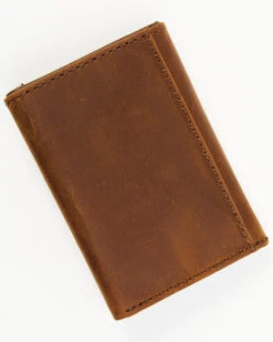 Cody James Men's Turquoise Underlay & Brown Tooled Trifold Wallet -Cody James 2000372920 200 P3