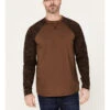 Cody James Men's Camo Color Block Long Sleeve Baseball Work T-Shirt  -Cody James 2000373069 200 P1