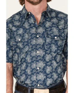 Cody James Men's Showcase Paisley Print Pearl Snap Western Shirt  -Cody James 2000373898 410 P3