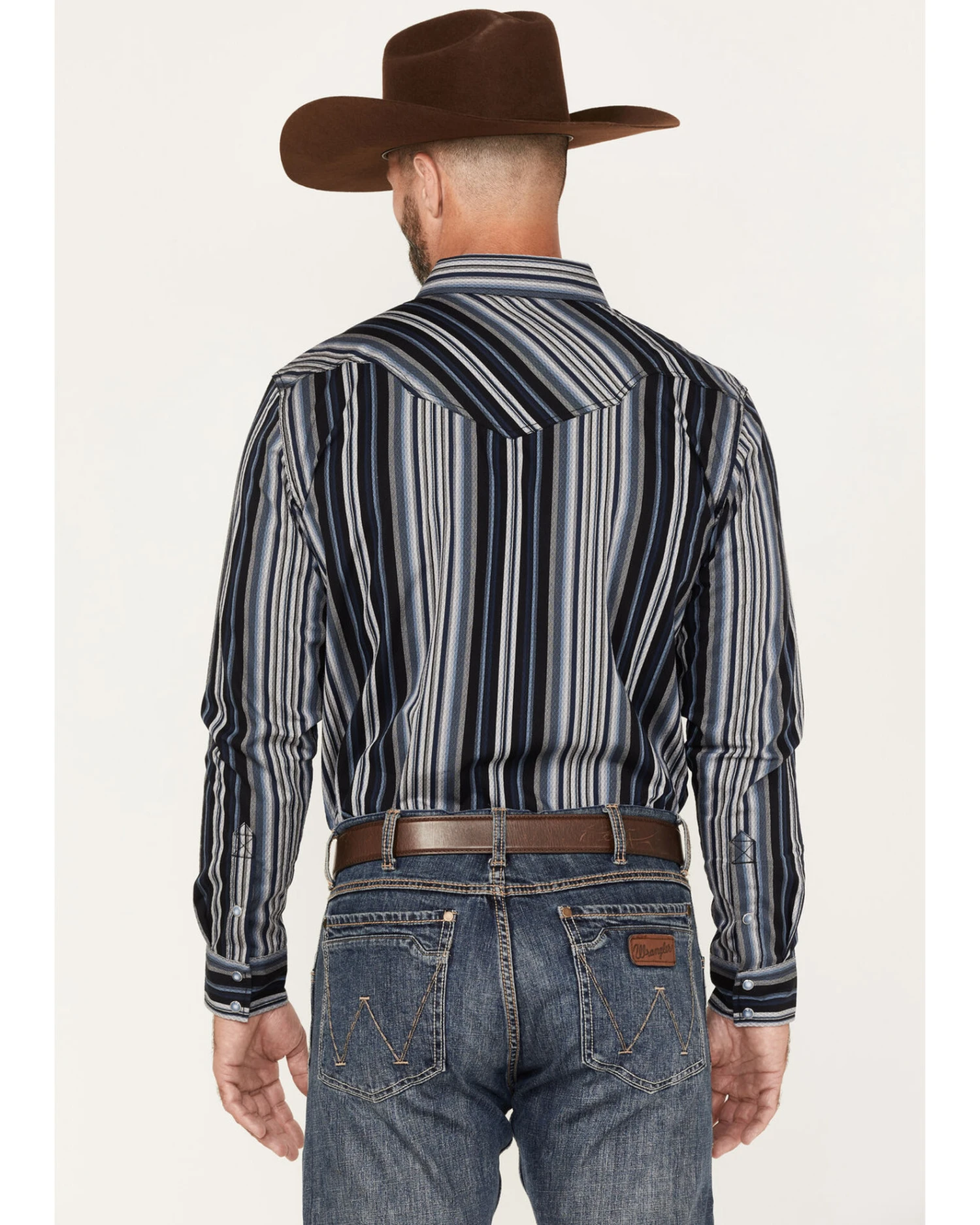 Cody James Men's Hull Vintage Stripe Snap Western Shirt 6 Cody James Men's Hull Vintage Stripe Snap Western Shirt - Image 4