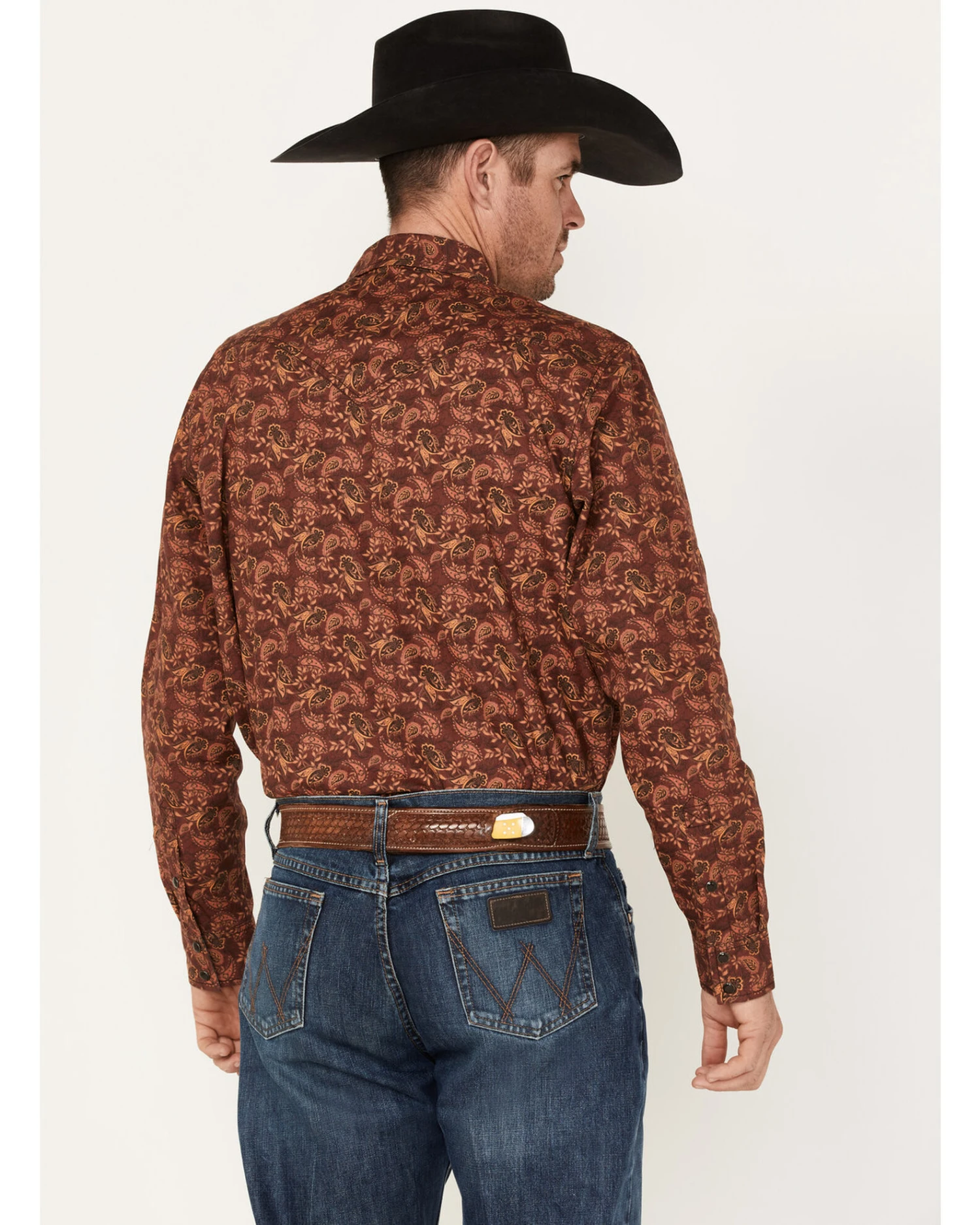 Cody James Men's On Tour Paisley Print Long Sleeve Snap Western Shirt - Big & Tall 6 Cody James Men's On Tour Paisley Print Long Sleeve Snap Western Shirt - Big & Tall - Image 4